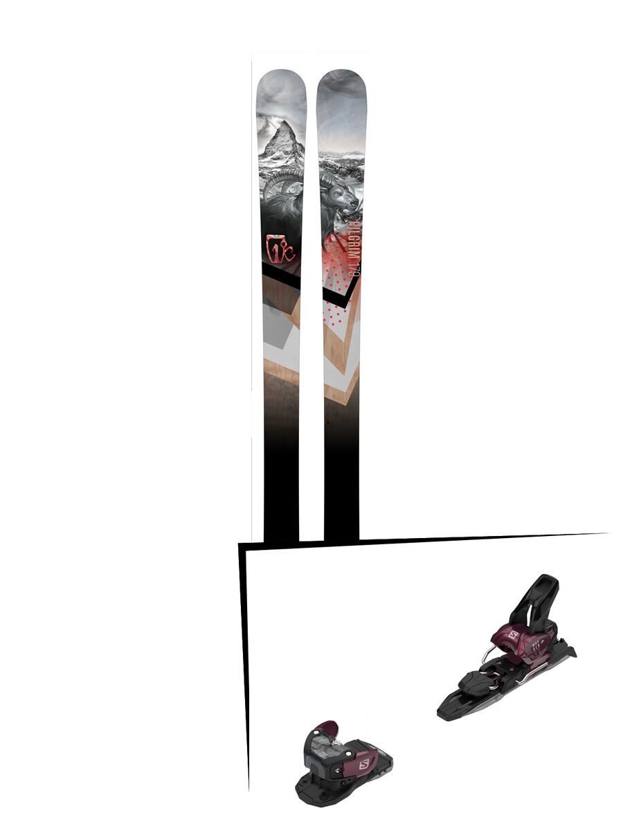 Set: Icelantic Pilgrim 2016 + Salomon Warden MNC 11 (2212335) - Bild 1