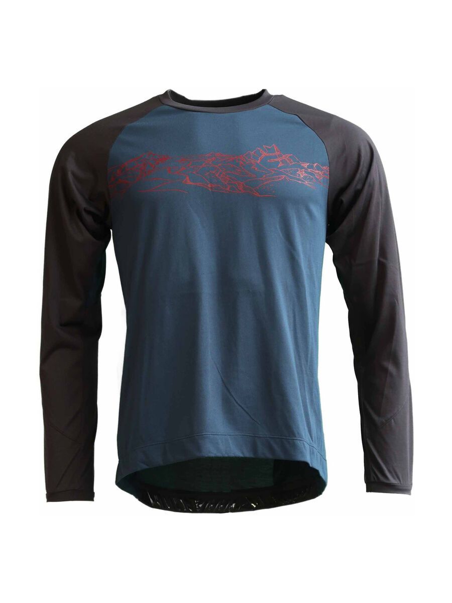 Zimtstern PureFlowz Shirt LS Men’s, french navy/dark navy - Bild 1