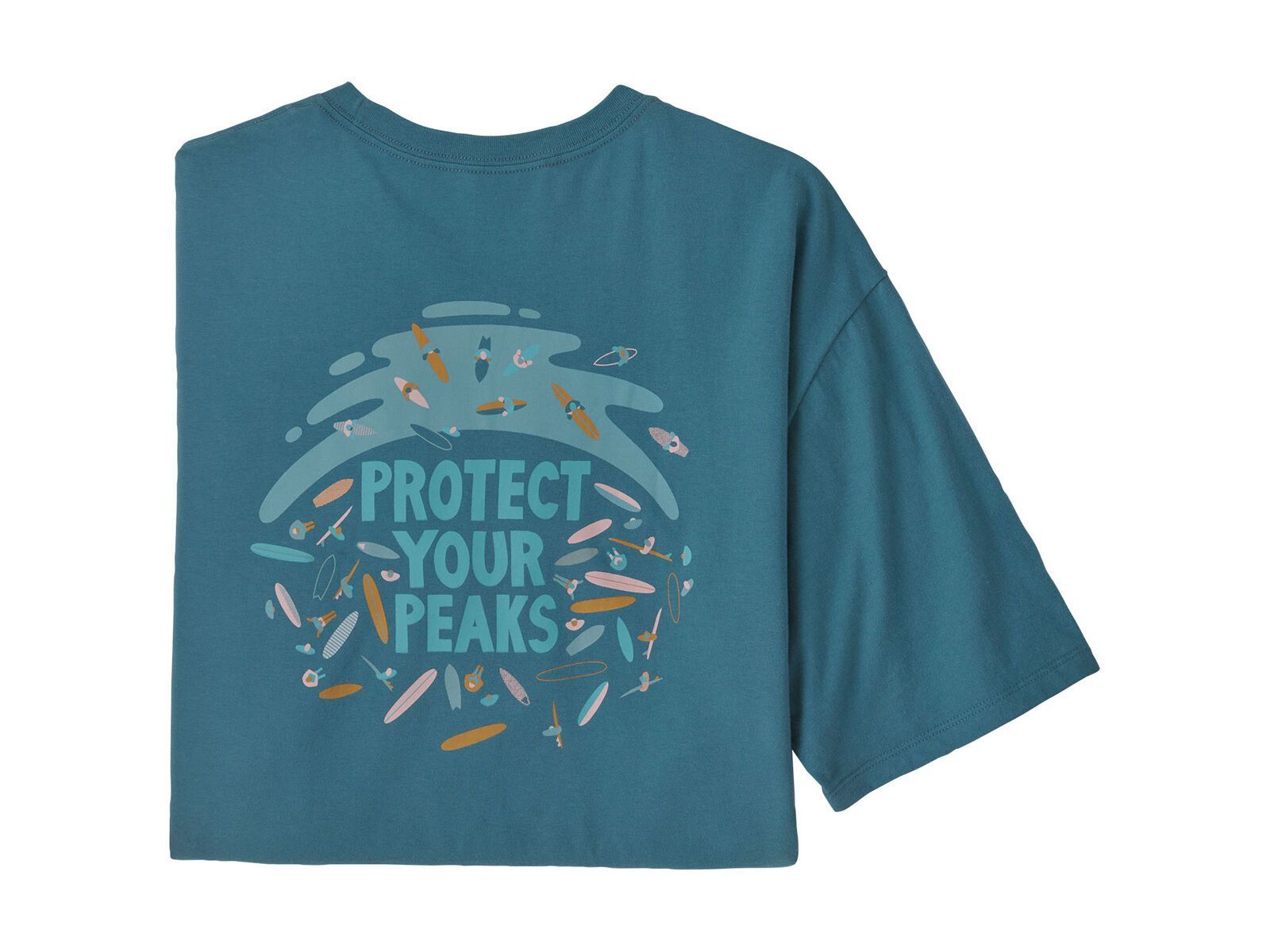 Patagonia Men's Coastal Causes Organic T-Shirt, abalone blue - Bild 1