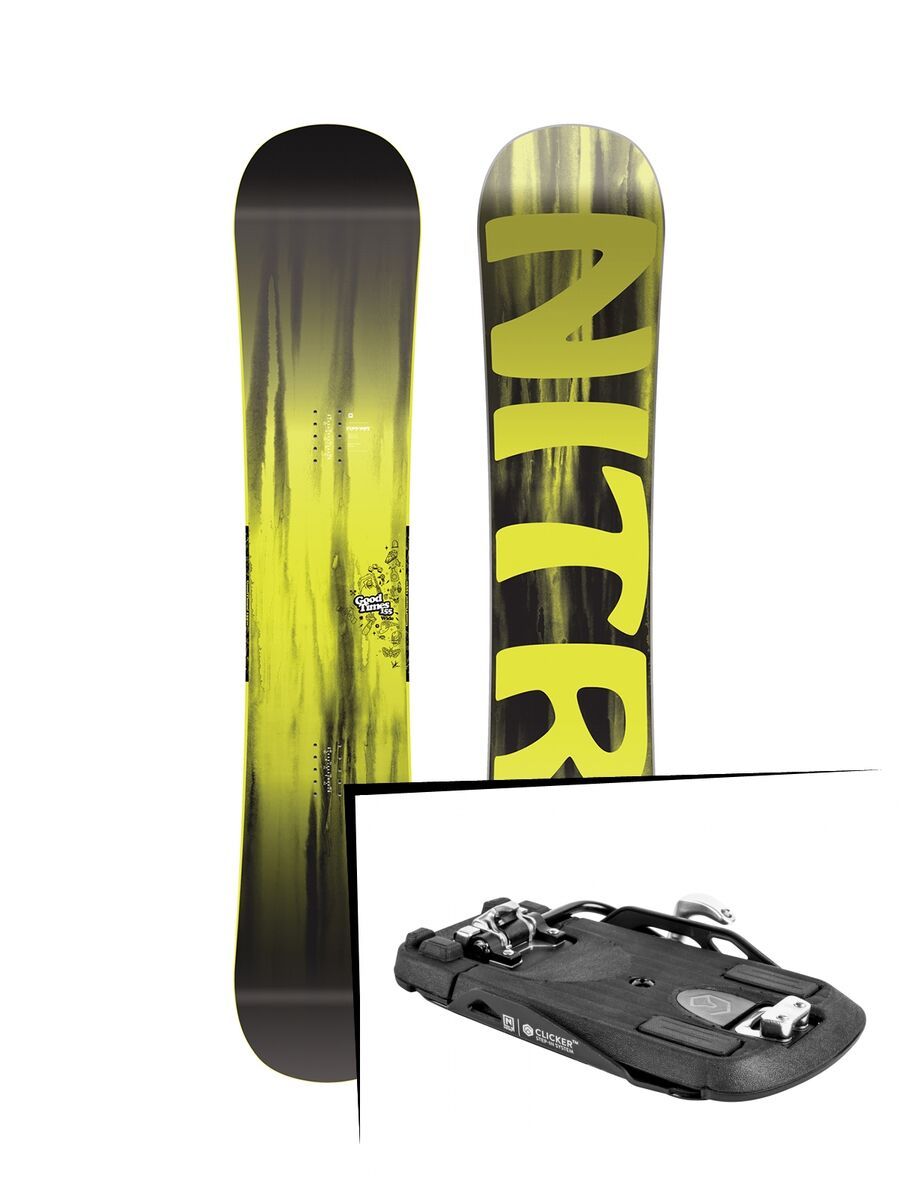 Set: Nitro Good Times Wide 2019 + Nitro Clicker black - Bild 1