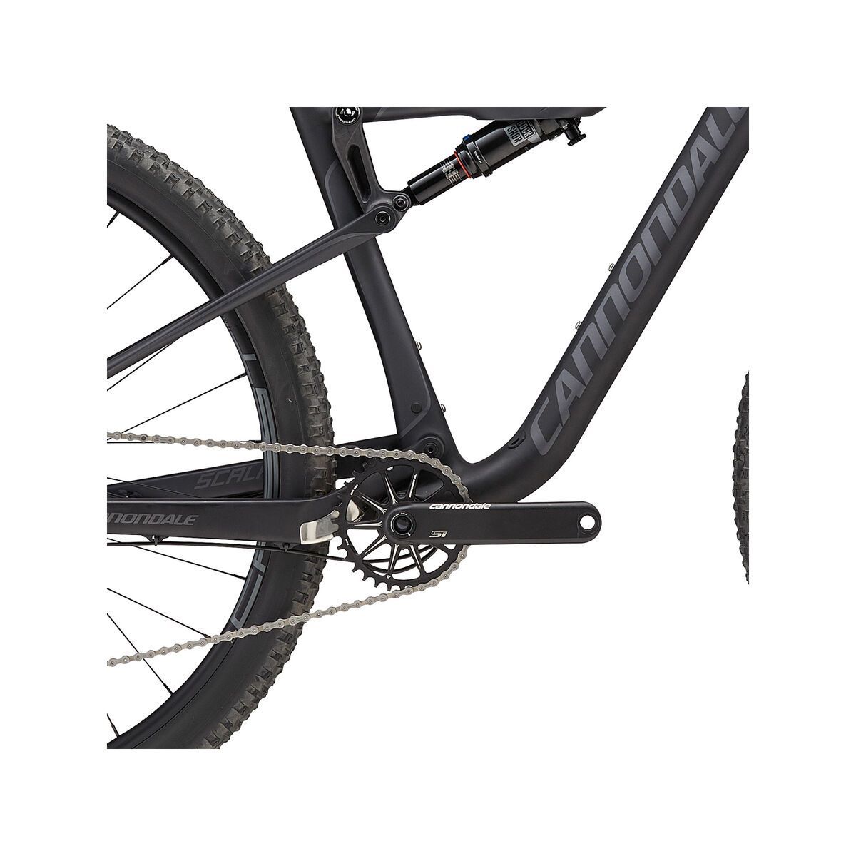 Cannondale Scalpel-Si Carbon 3 29, jet black w/ nearly black and charcoal gray, matte - BBQ - Bild 3