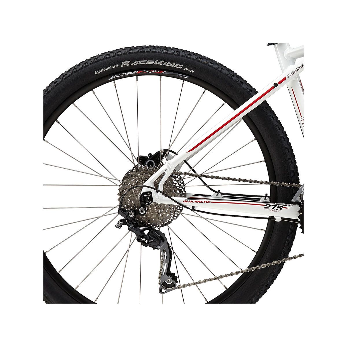 GT Avalanche Elite 27.5, gloss white - Bild 4