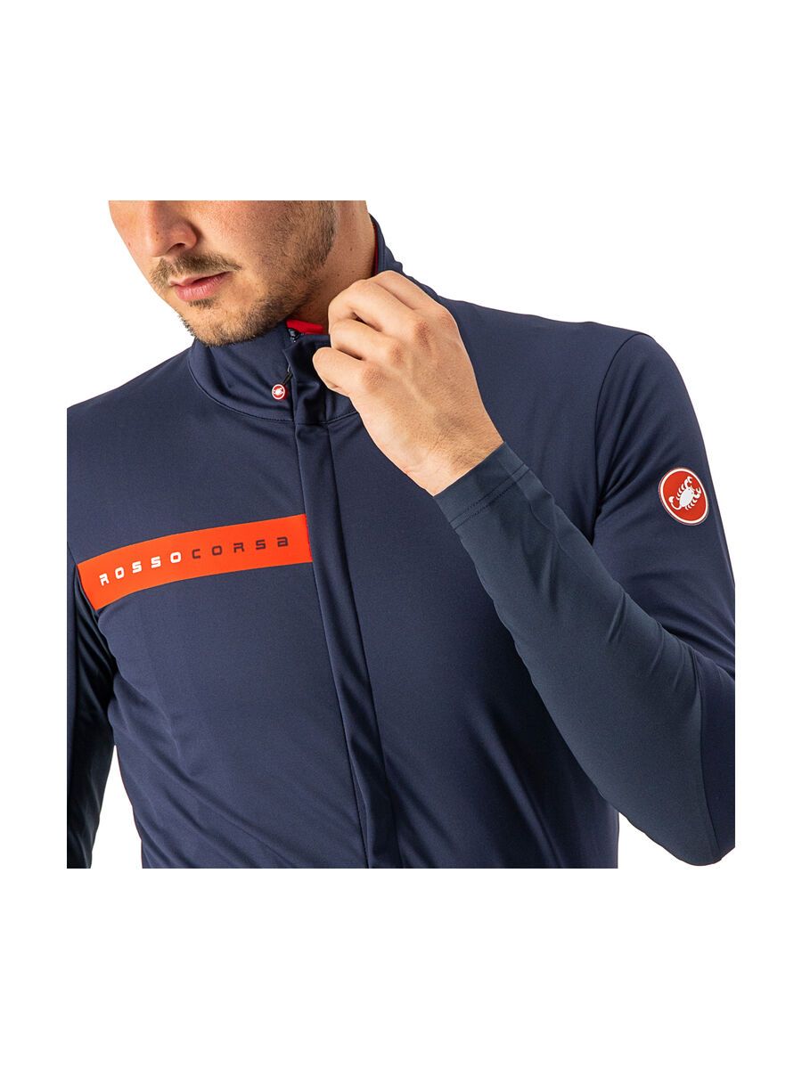Castelli Beta RoS Jacket, savile blue/red - Bild 4