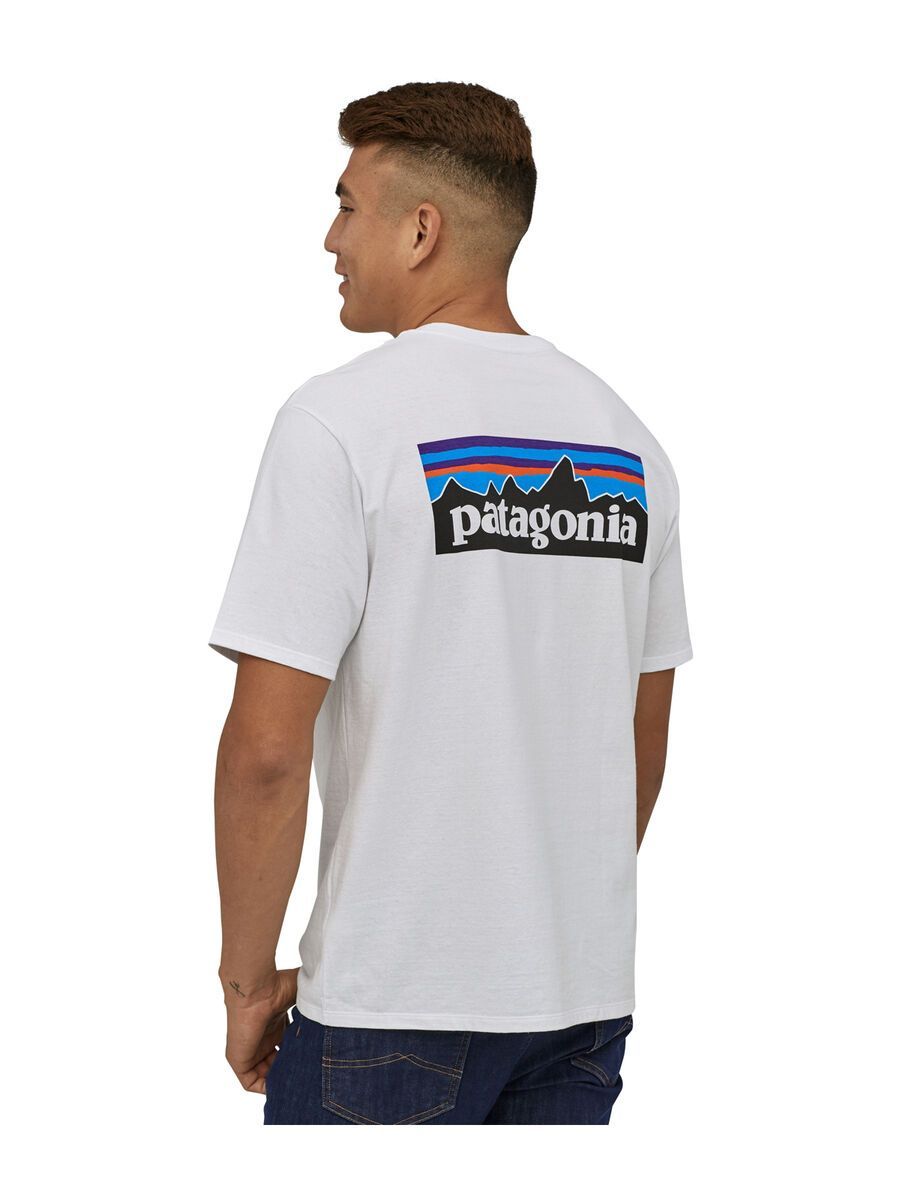 Patagonia Men's P-6 Logo Responsibili-Tee, white - Bild 4