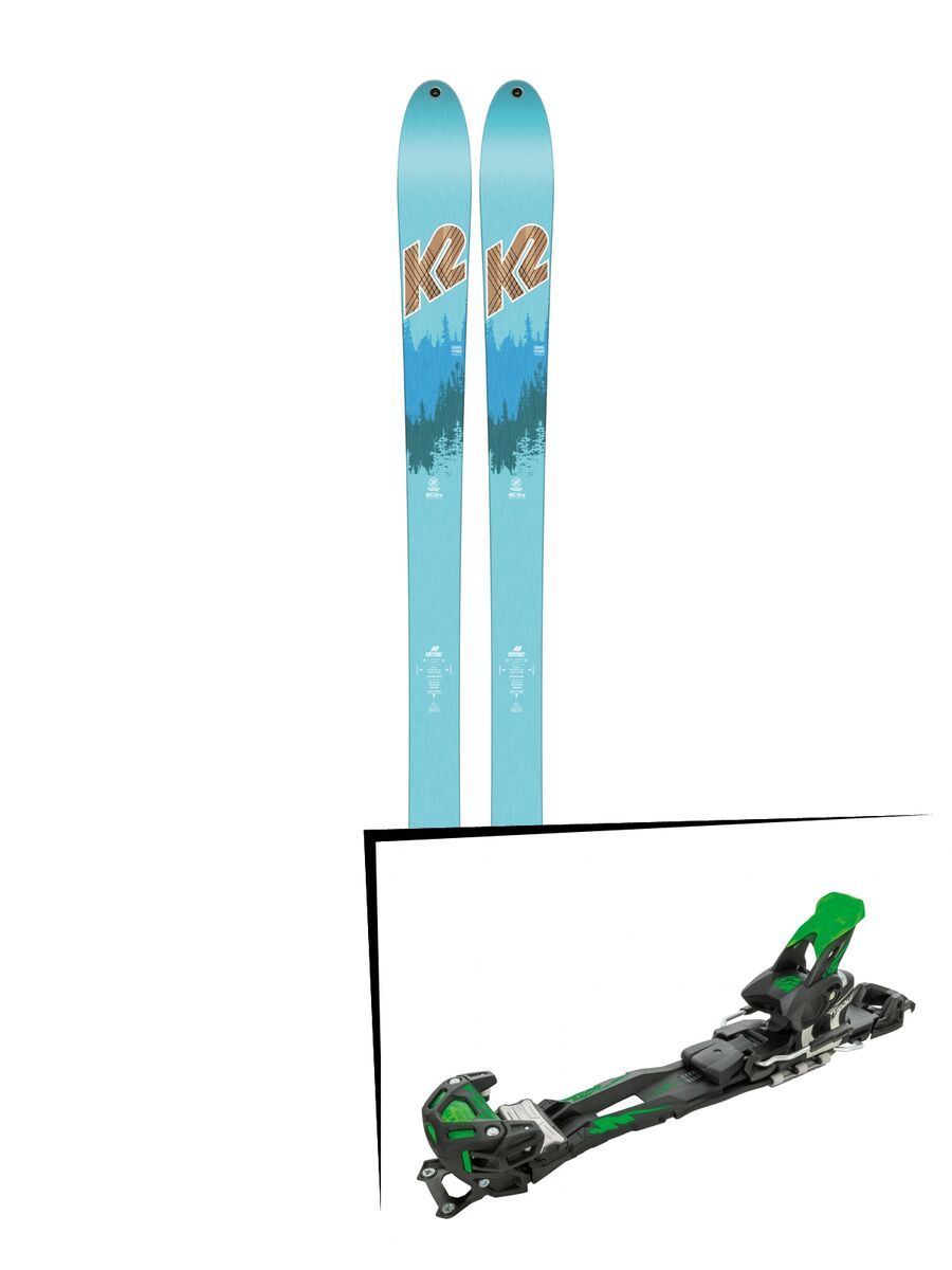 Set: K2 SKI TalkBack 82 ECOre 2018 + Tyrolia Adrenalin 16 solid black flash green - Bild 1