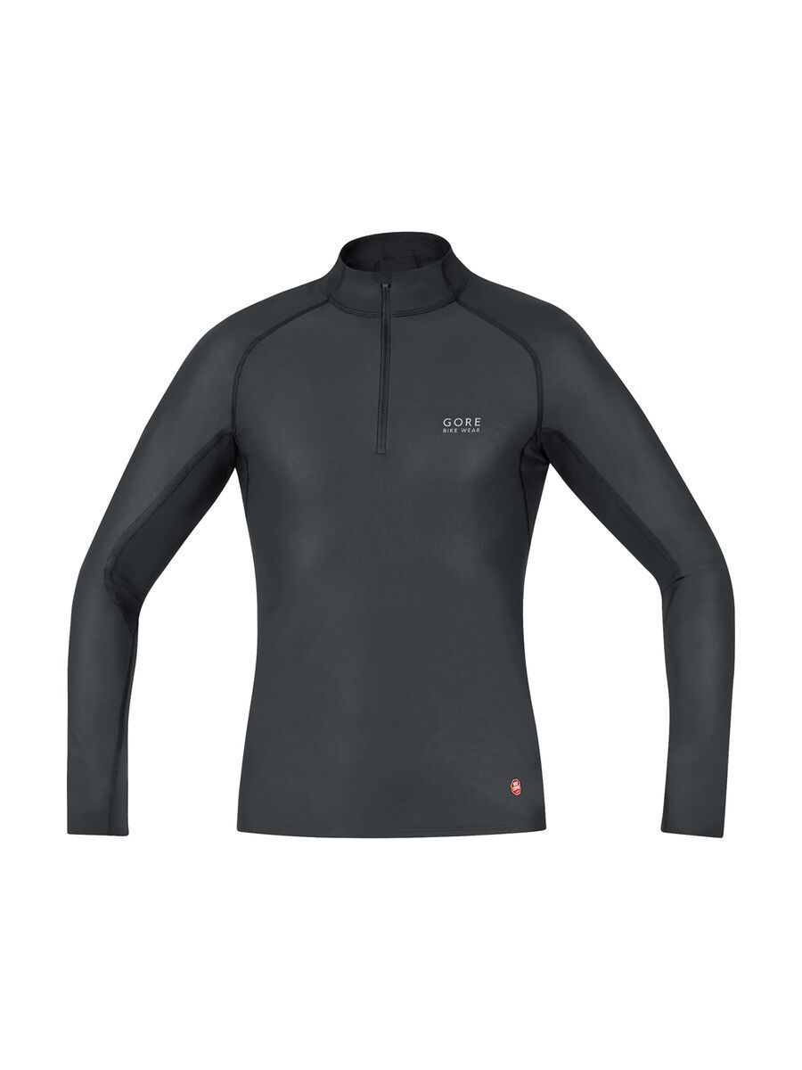 Gore Bike Wear Base Layer Windstopper Turtleneck, black - Bild 1