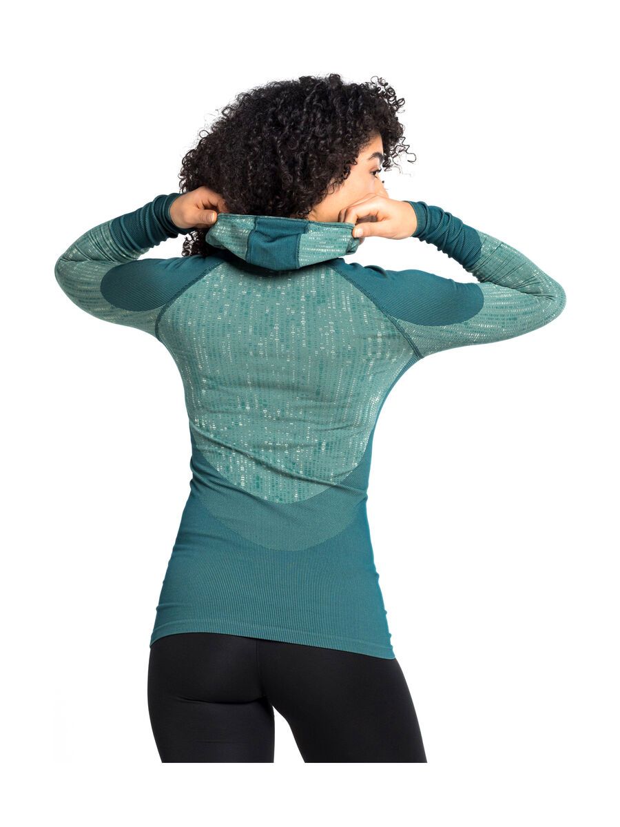 Odlo Blackcomp Base Layer with Facemask Women's, submerged - Bild 4