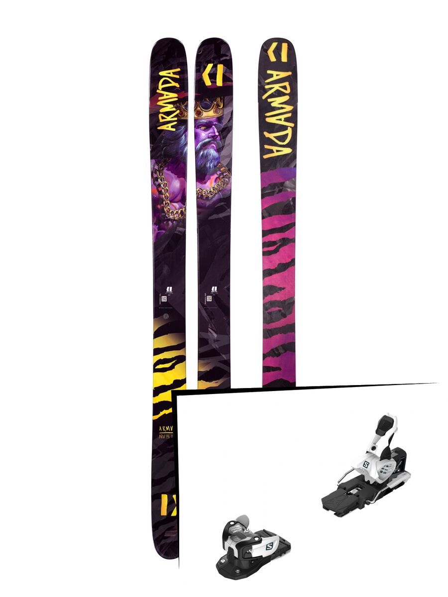 Set: Armada Arv 116 JJ 2019 + Salomon Warden MNC 13 white/black - Bild 1