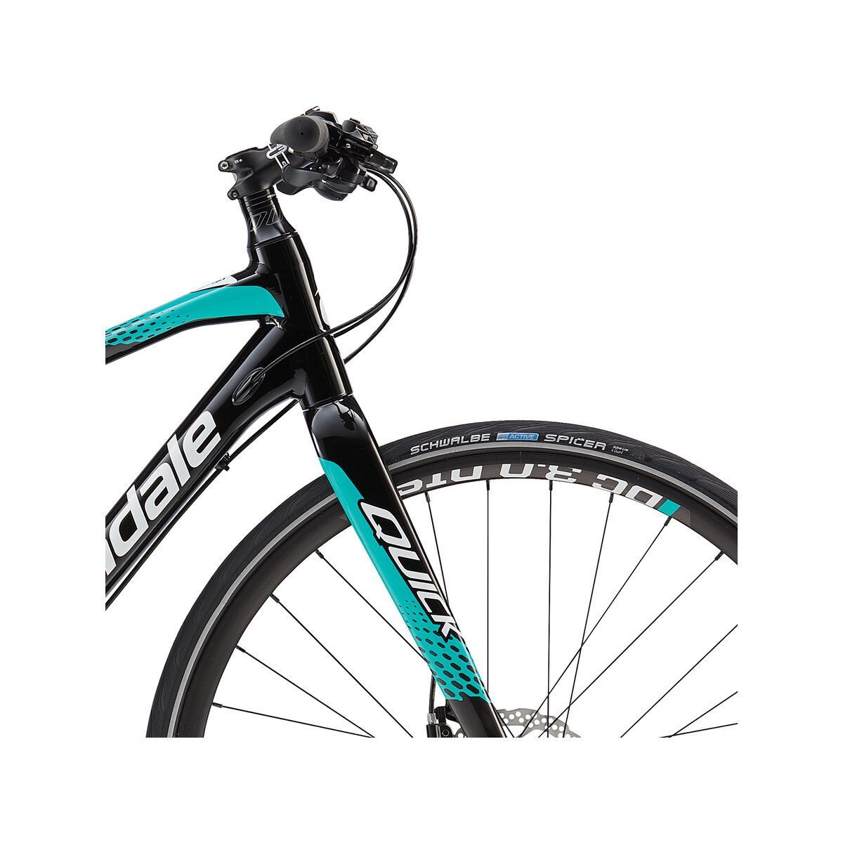 Cannondale Quick Speed Women's 2, jet black w/ jungle, magnesium white, gloss - Bild 5