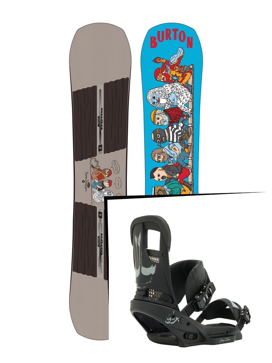 Burton Set: Name Dropper 2016 + Burton Stay Calm EST - Bild 1