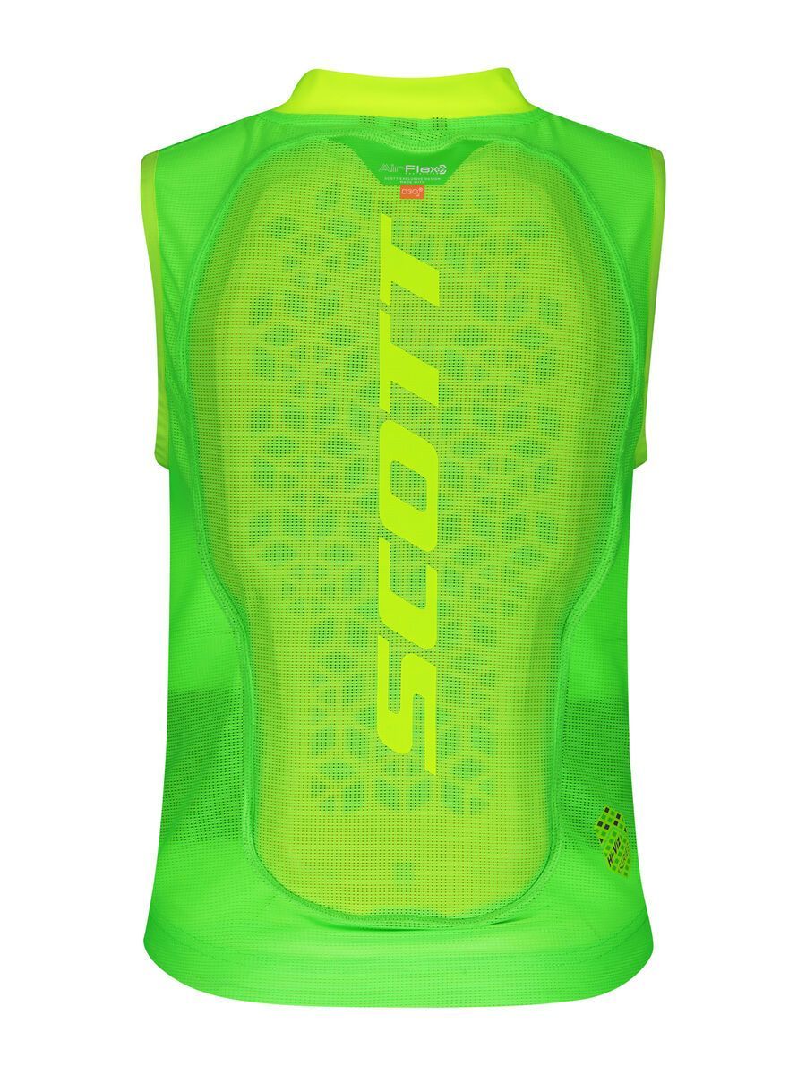 Scott AirFlex Junoir Vest Protector, high viz green - Bild 2