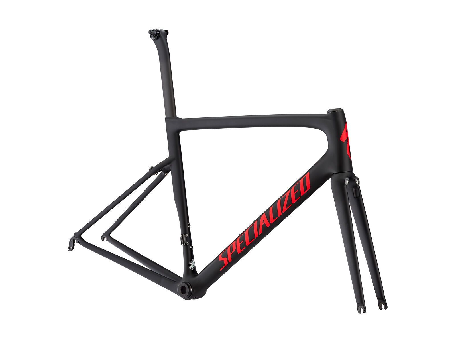 Specialized Tarmac Pro Frameset, black/flo red - Bild 1