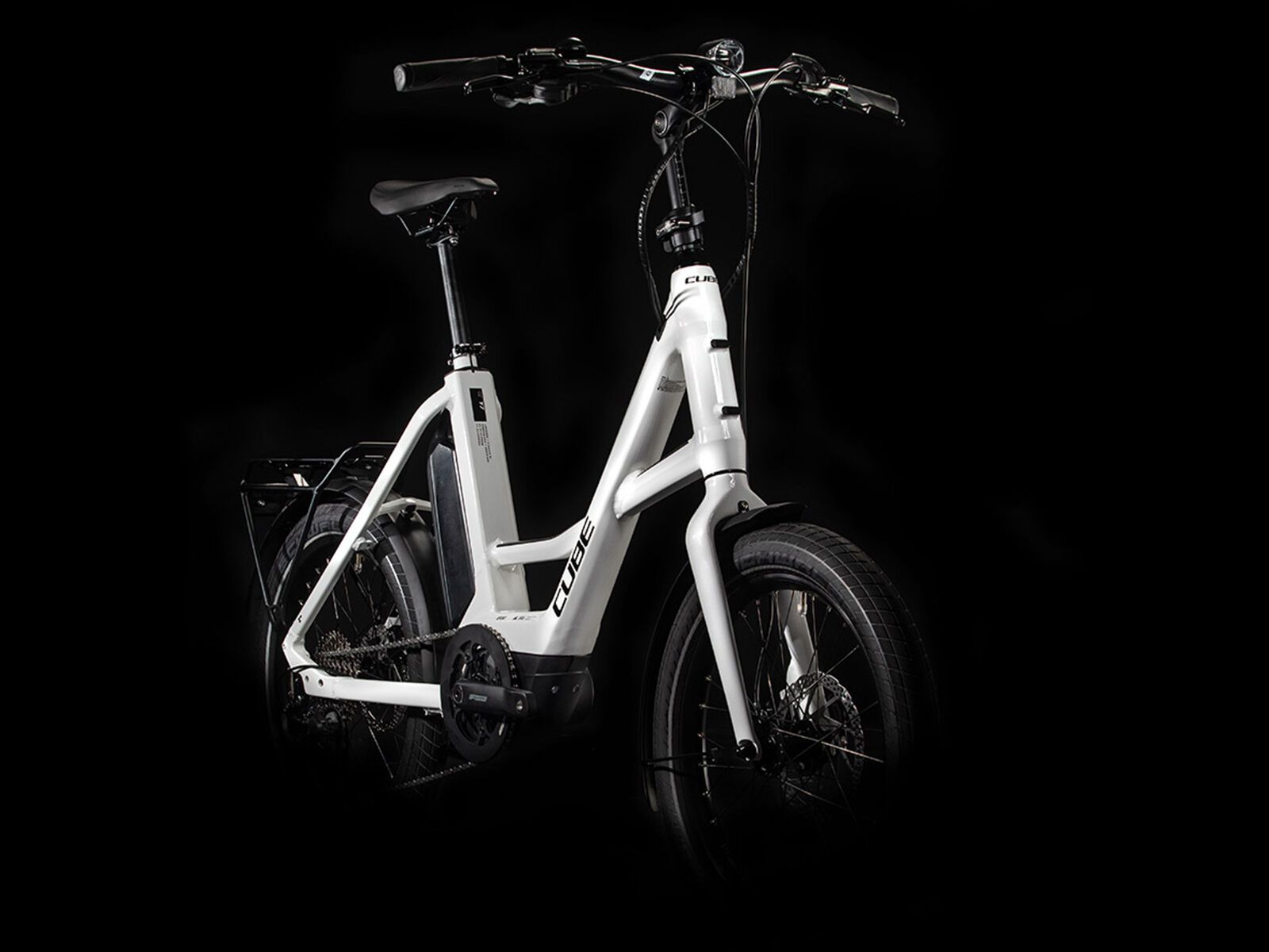 Cube Compact Sport Hybrid, white´n´black - Bild 2