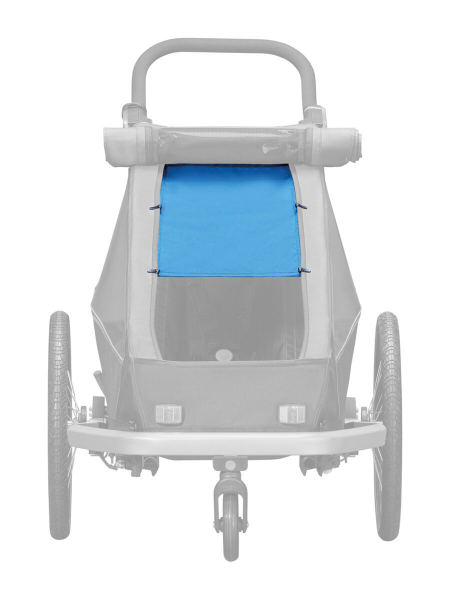Croozer Sonnenschutz für Kid Plus / Kid for 1, ocean blue - Bild 1