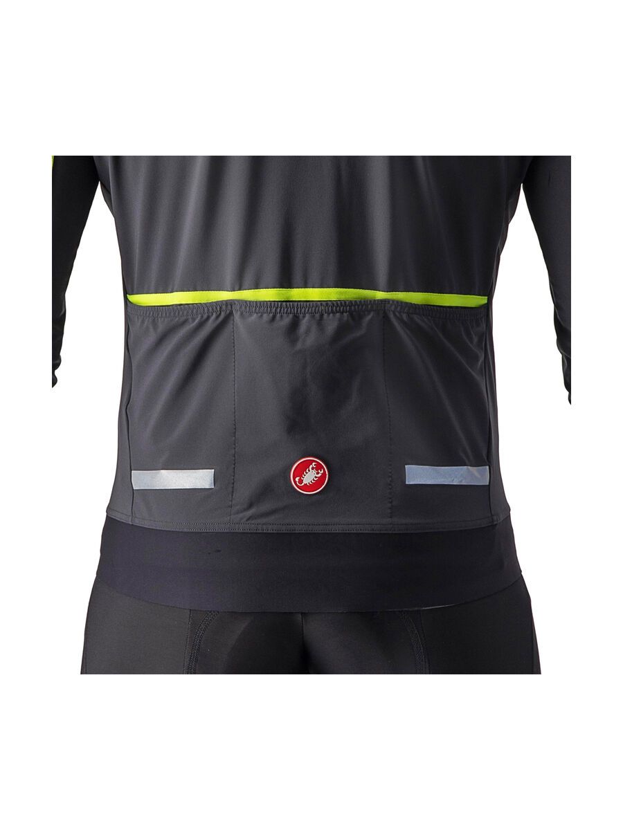 Castelli Flight Jacket Air, dark gray/electric lime - Bild 3