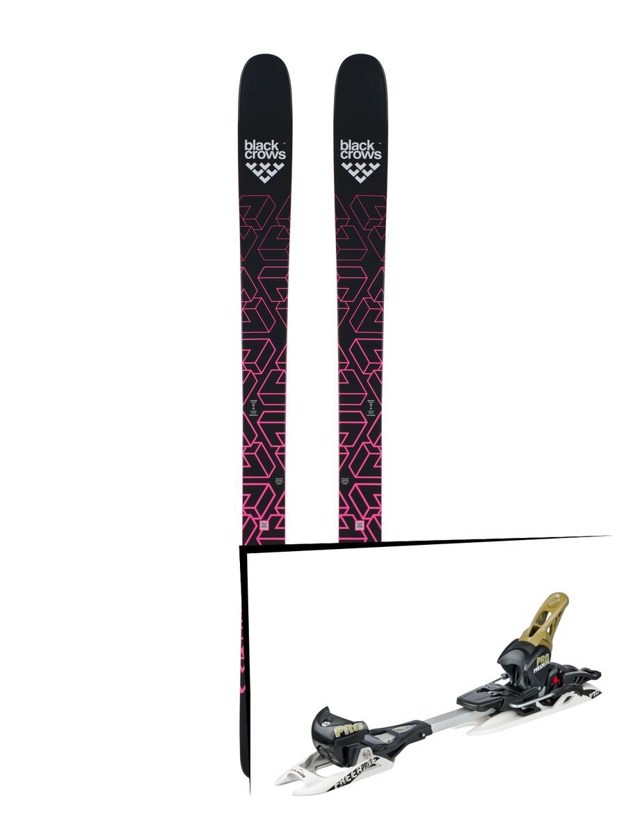 Set: Black Crows Corvus 2018 + Fritschi Diamir Freeride Pro schwarz-olive - Bild 1