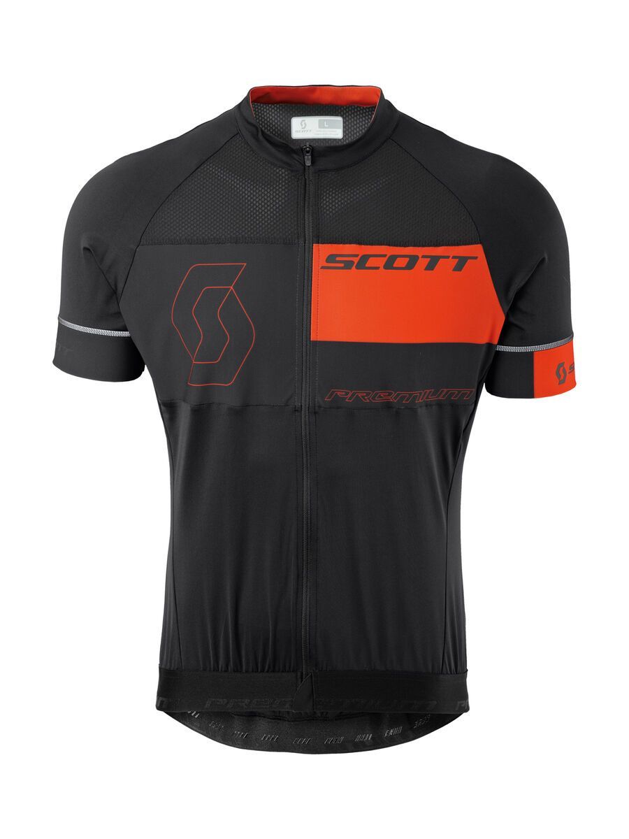 Scott RC Premium 10 s/sl Shirt, black/tangerine orange - Bild 1