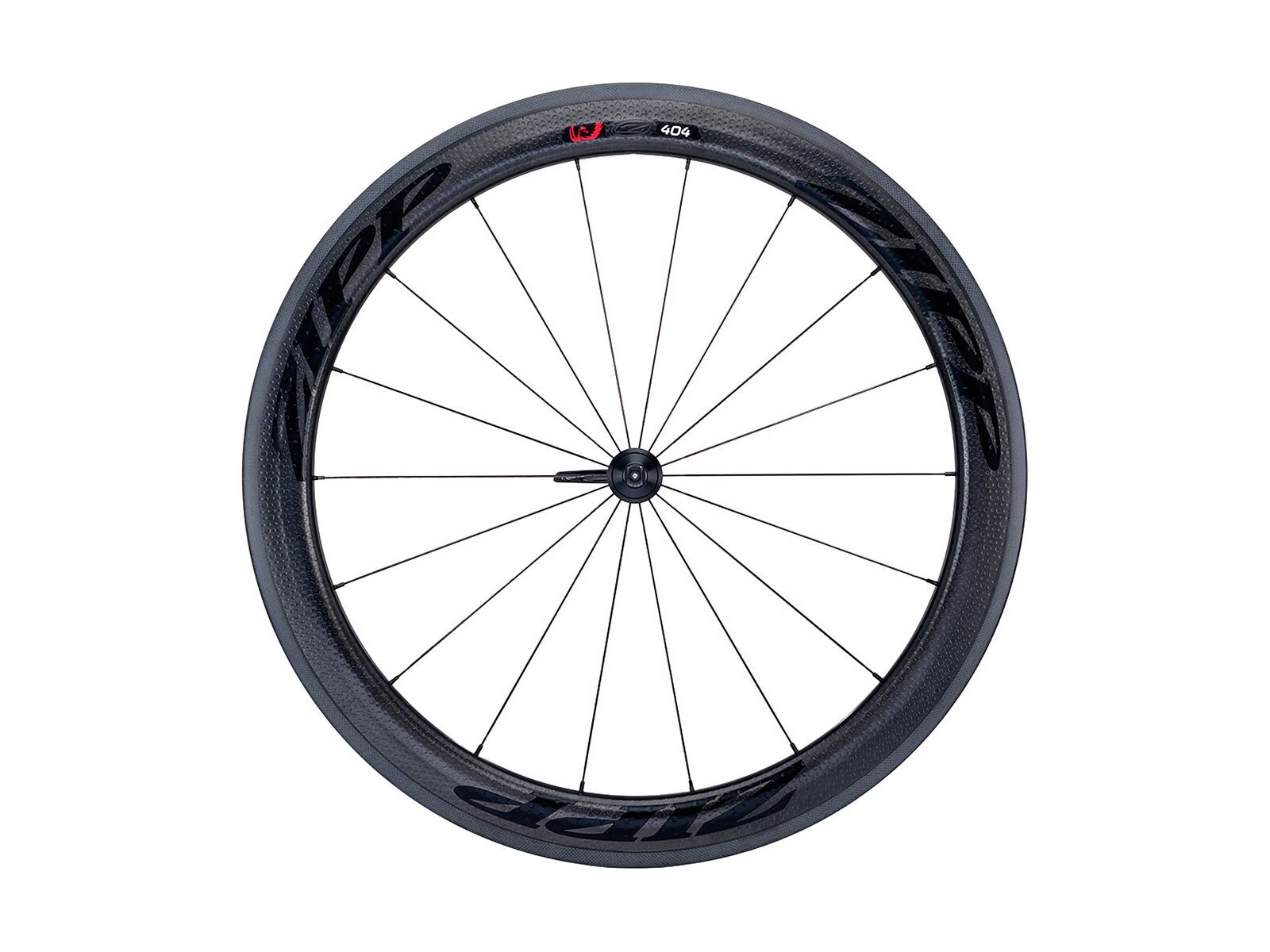 Zipp 404 Firecrest Tubular, schwarz / schwarze Aufkleber - Bild 1
