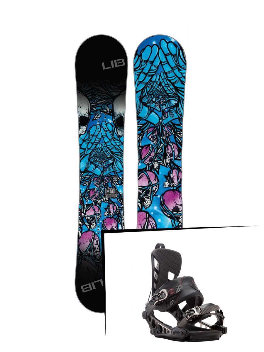 Set: Lib Tech Banana Magic 2017 + K2 Cinch CTS (1728762S) - Bild 1