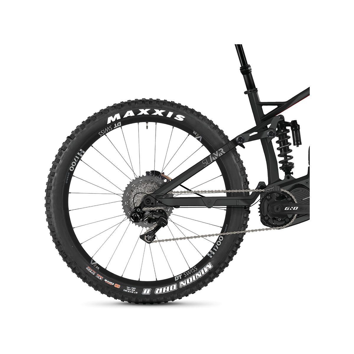 Ghost Hybride SL AMR S8.7+ LC, titanium grey/micro chip gray/riot red - Bild 4