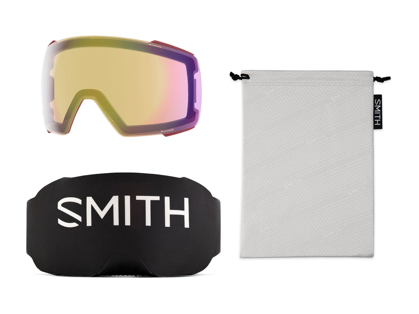 Smith I/O Mag, ChromaPop Everyday Red Mirror / ironwood - Bild 5