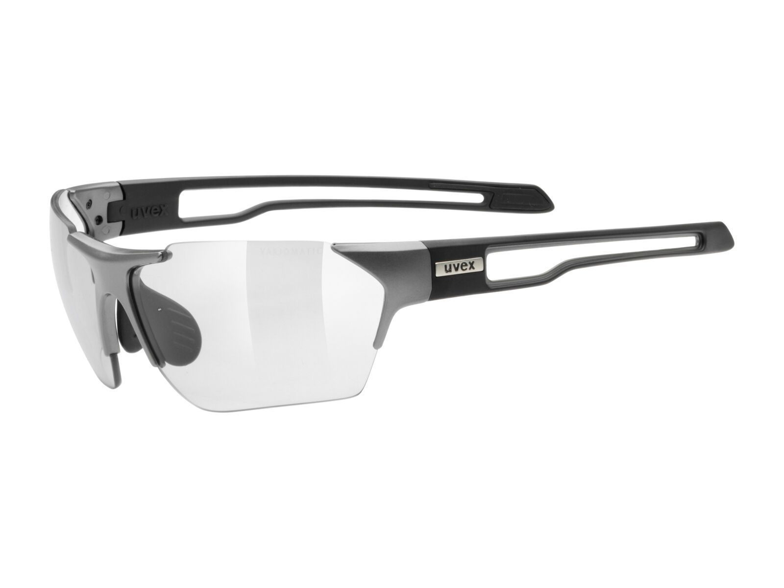 uvex sportstyle 202 v, gun black mat/Lens: variomatic smoke - Bild 1