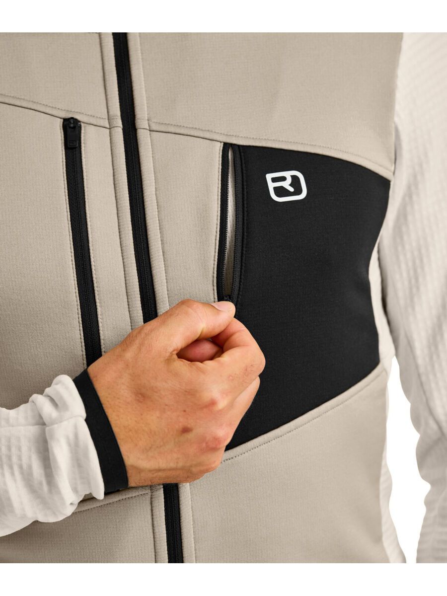 Ortovox Merino Fleece Grid Hoody M, wild herbs - Bild 5