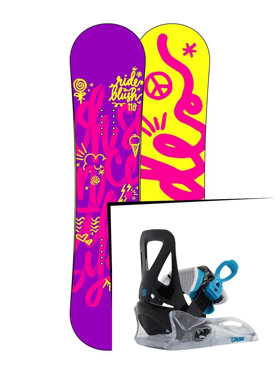 Set: Ride Blush 2015 + Burton Grom (1191400S) - Bild 1