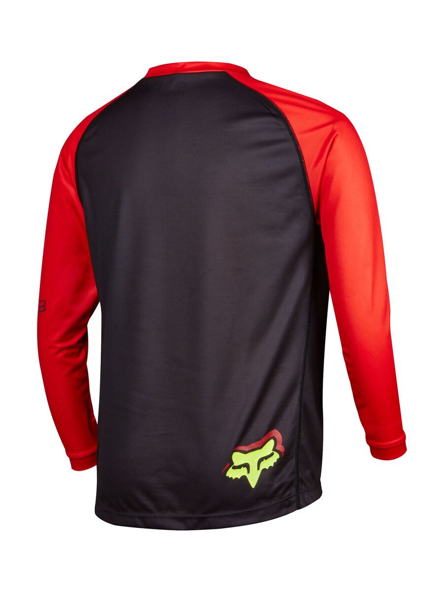 Fox Youth LS Ranger Jersey, red black - Bild 2