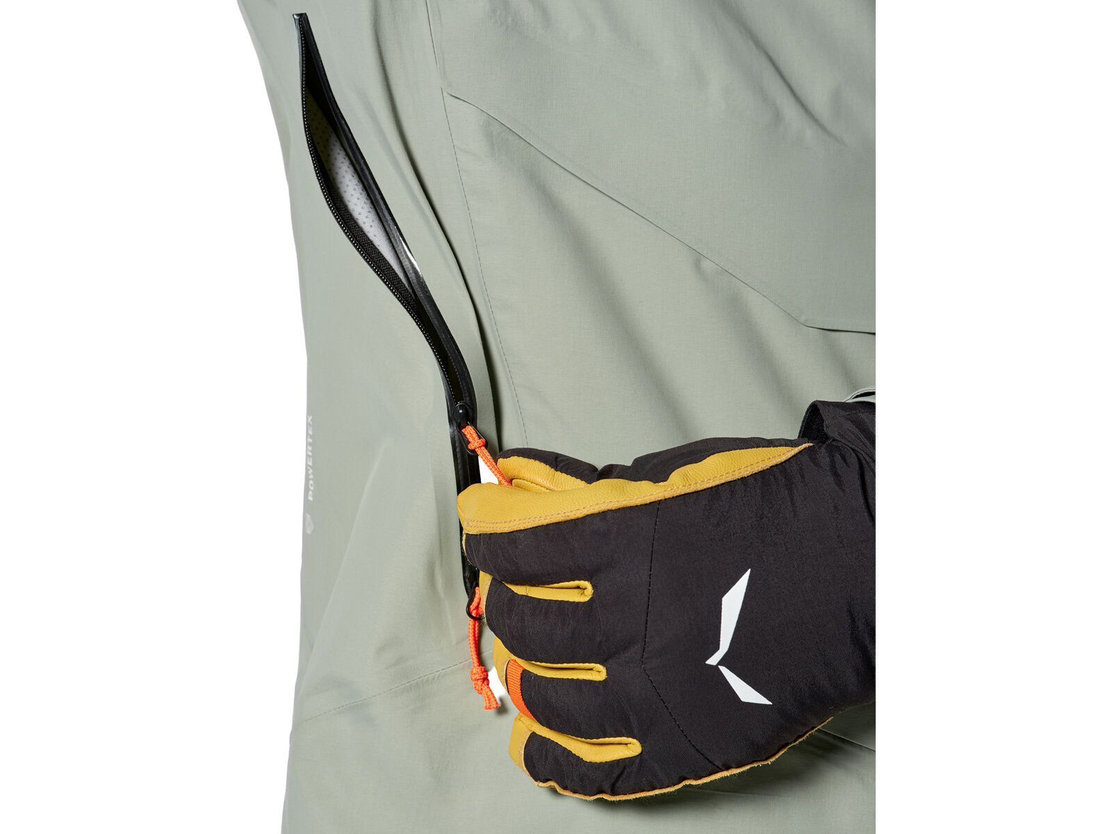 Salewa Sella Free 3 Layers Powertex Jacke Herren, shadow - Bild 7