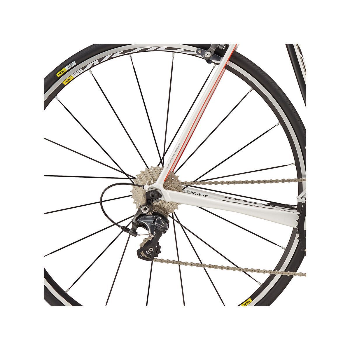 Cannondale CAAD12 Ultegra, cashmere w/ nearly black and acid red, satin - CAS - Bild 4