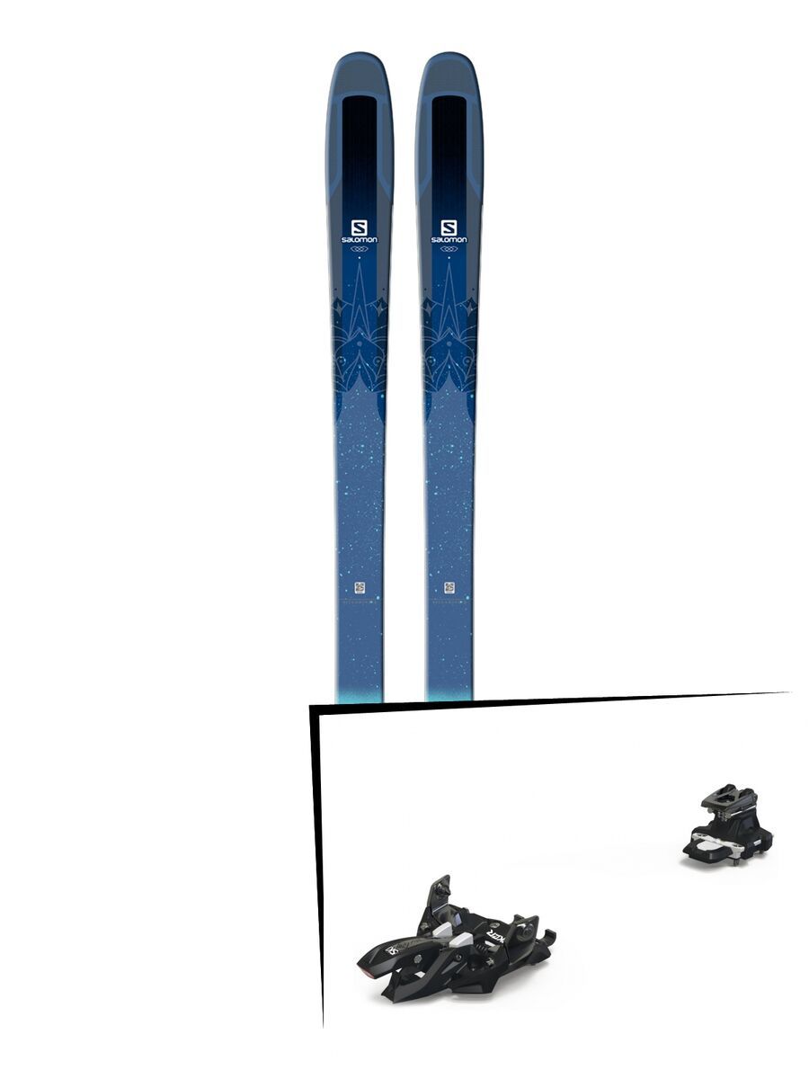 Set: Salomon QST Lux 92 2018 + Marker Alpinist 12 black/titanium - Bild 1