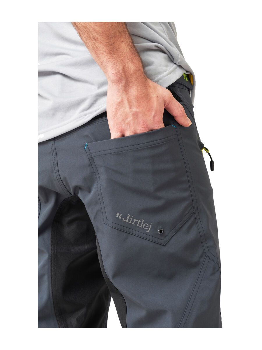 dirtlej Trailscout Waterproof Men, steelblue/lime - Bild 4