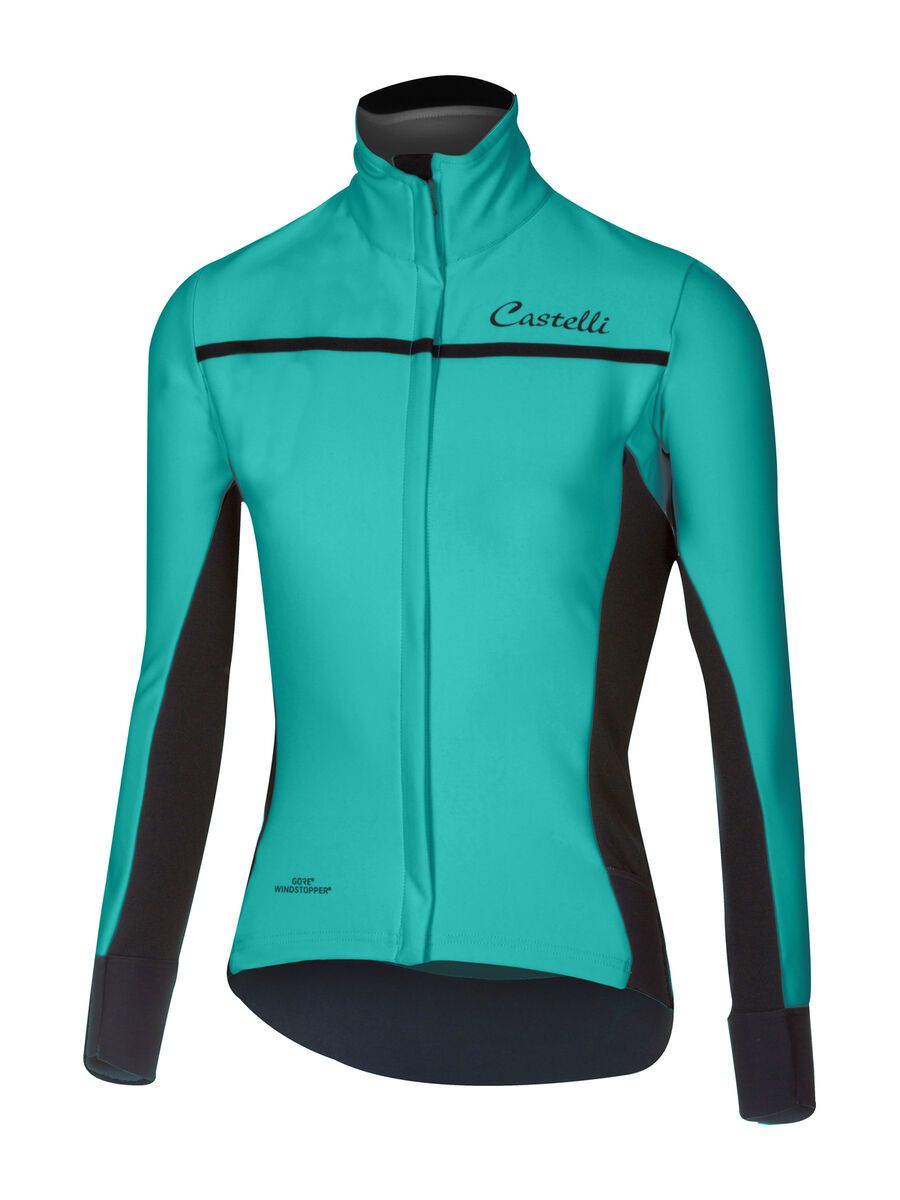 Castelli Trasparente 3 W Jersey Fz, turquoise - Bild 1