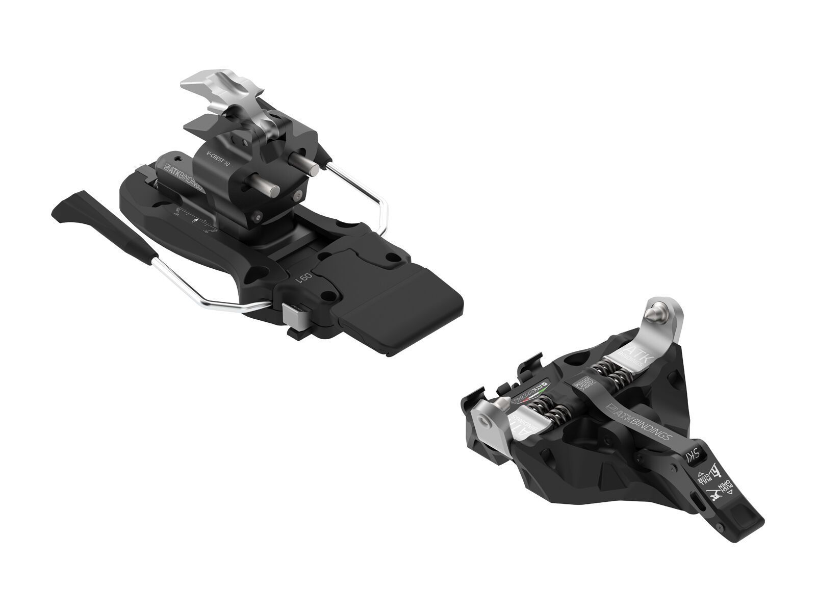 ATK V-Crest 10 BR - 102 mm, black titanium - Bild 1