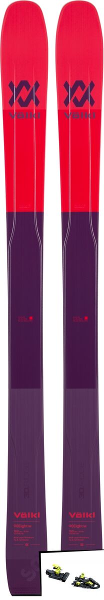 Set: Völkl 90Eight W 2019 + ATK Freeraider 14 2.0 - Bild 1