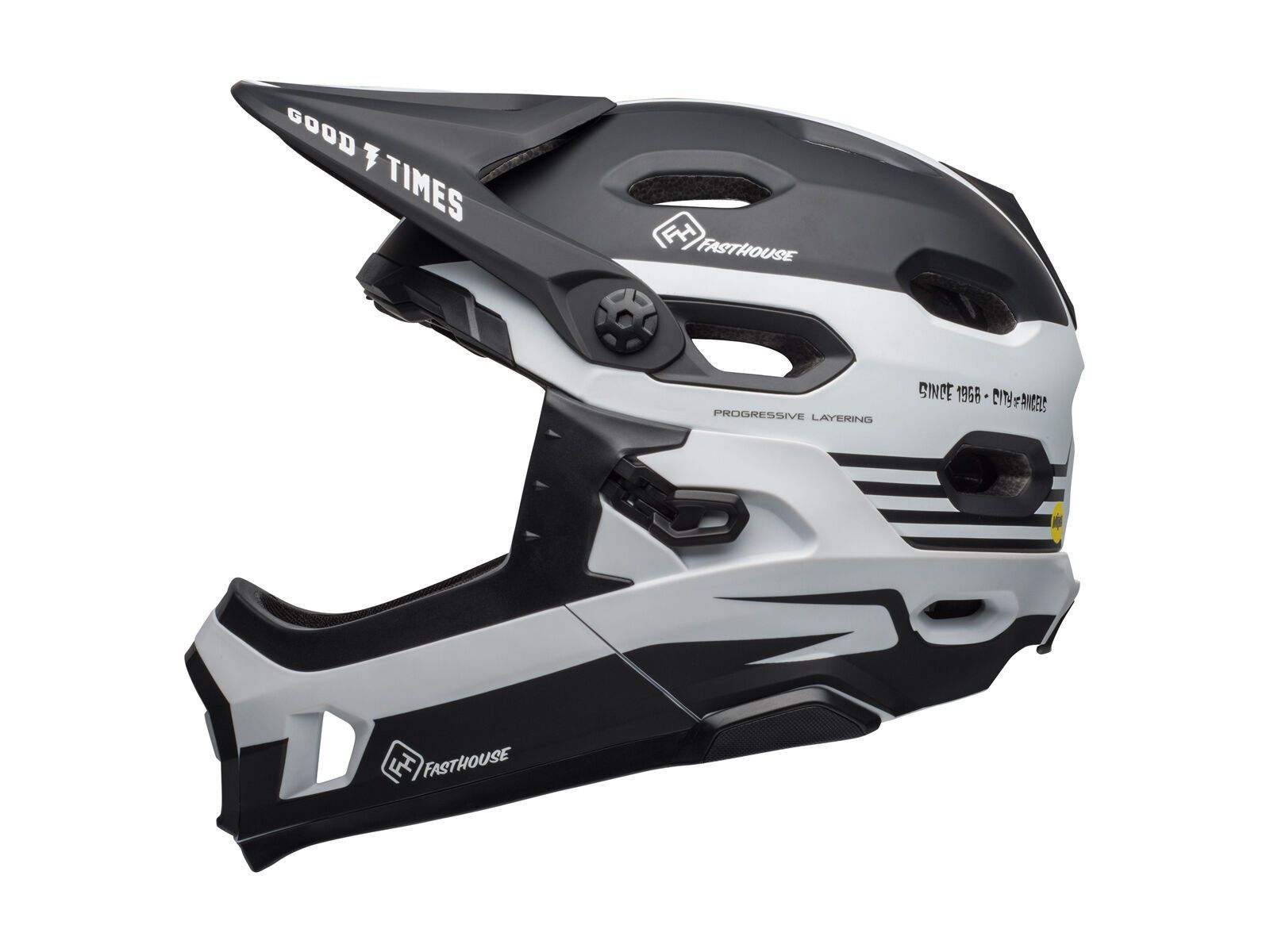 Bell Super DH MIPS Fasthouse, matte black/white fasthouse - Bild 3