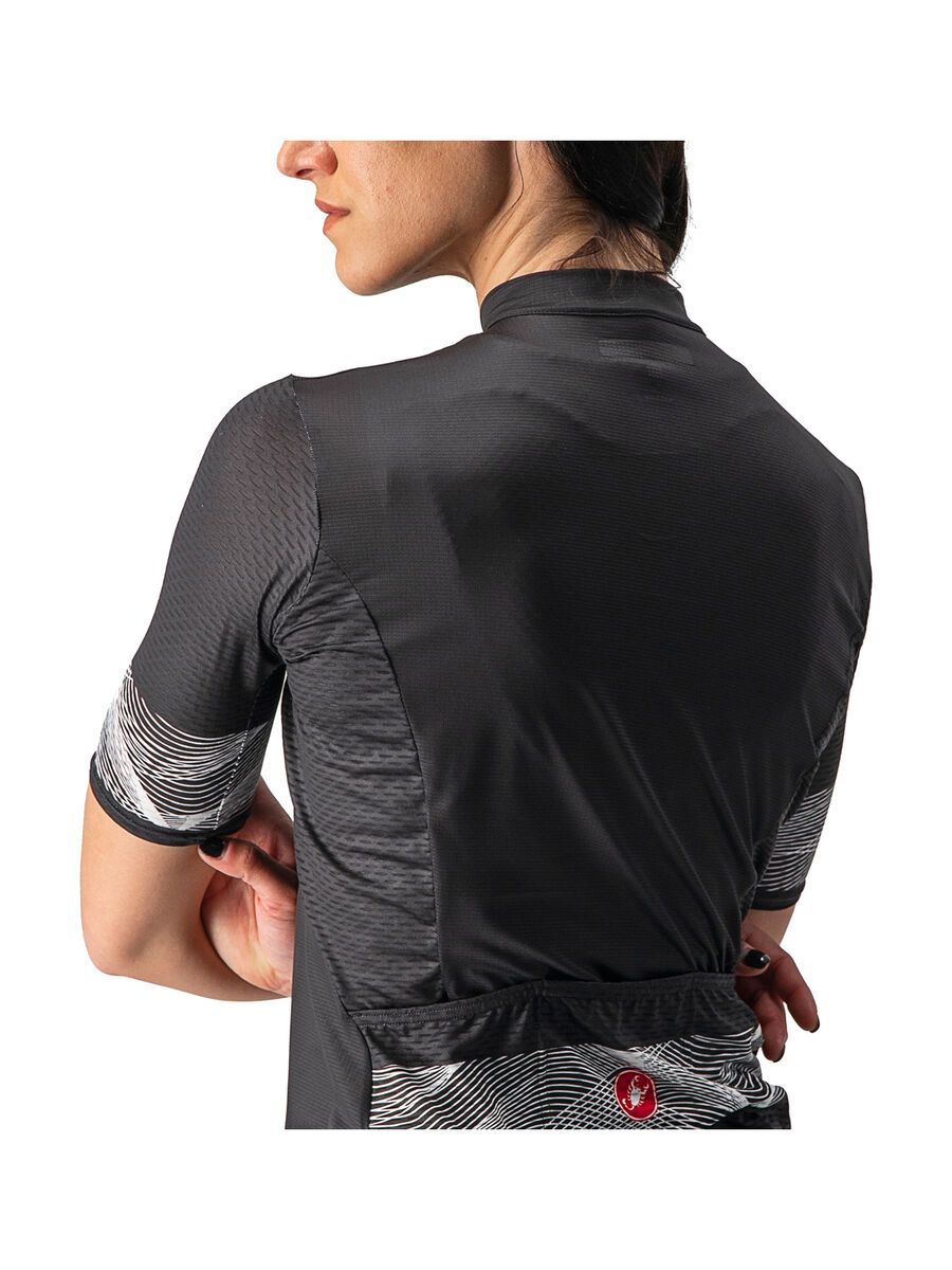 Castelli Fenice Jersey, light black/white - Bild 4