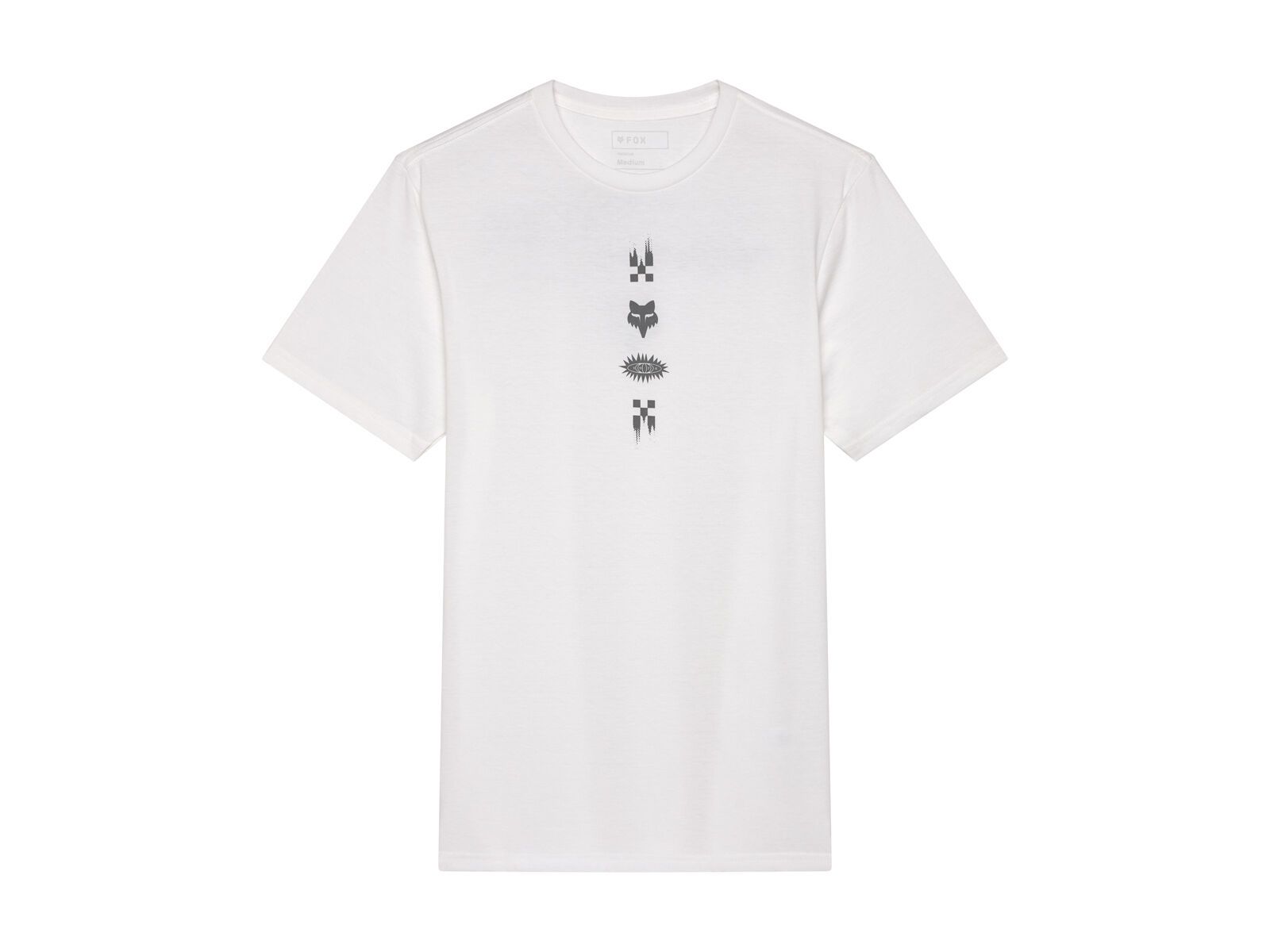 Fox Checkered SS Prem Tee, optic white - Bild 1