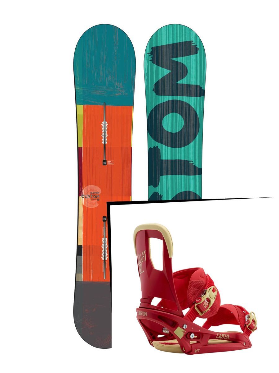 Set: Burton Custom Flying V 2015 +  Cartel EST (1191245S) - Bild 1
