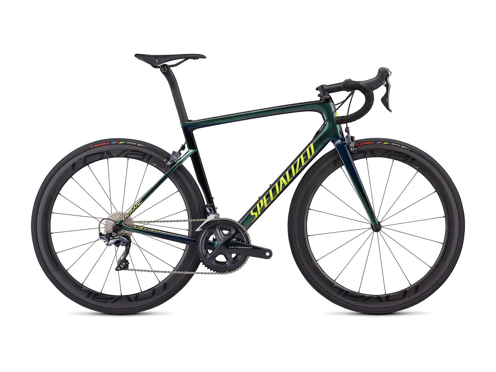 Specialized Tarmac Expert, gloss chameleon green/cast blue/tarmac black/team yellow - Bild 1