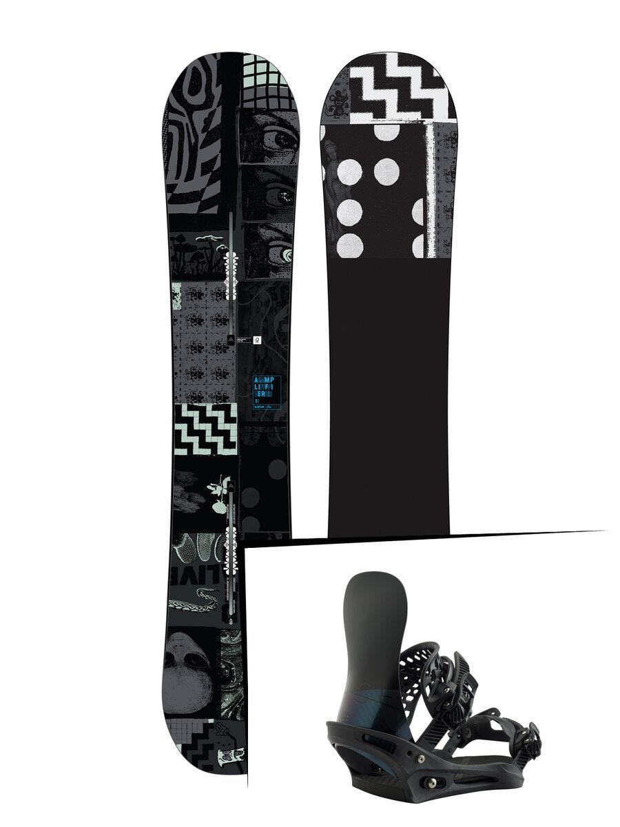 Set: Burton Amplifier 2019 +  X-Base (2218308S) - Bild 1
