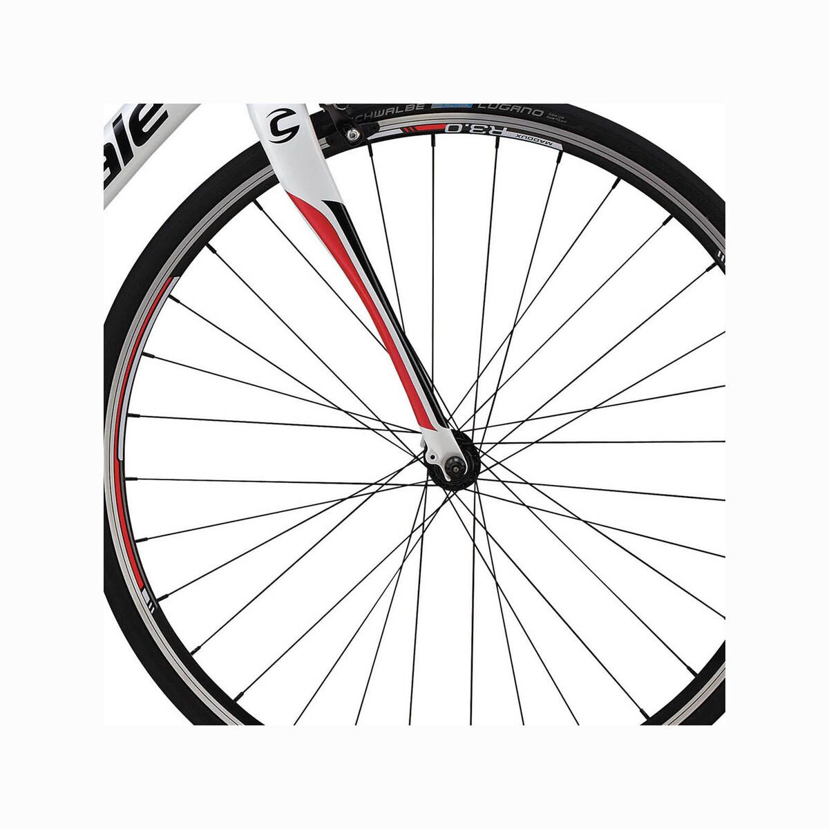 Cannondale Synapse 7 Sora, magnesium white with black/red gloss - Bild 2