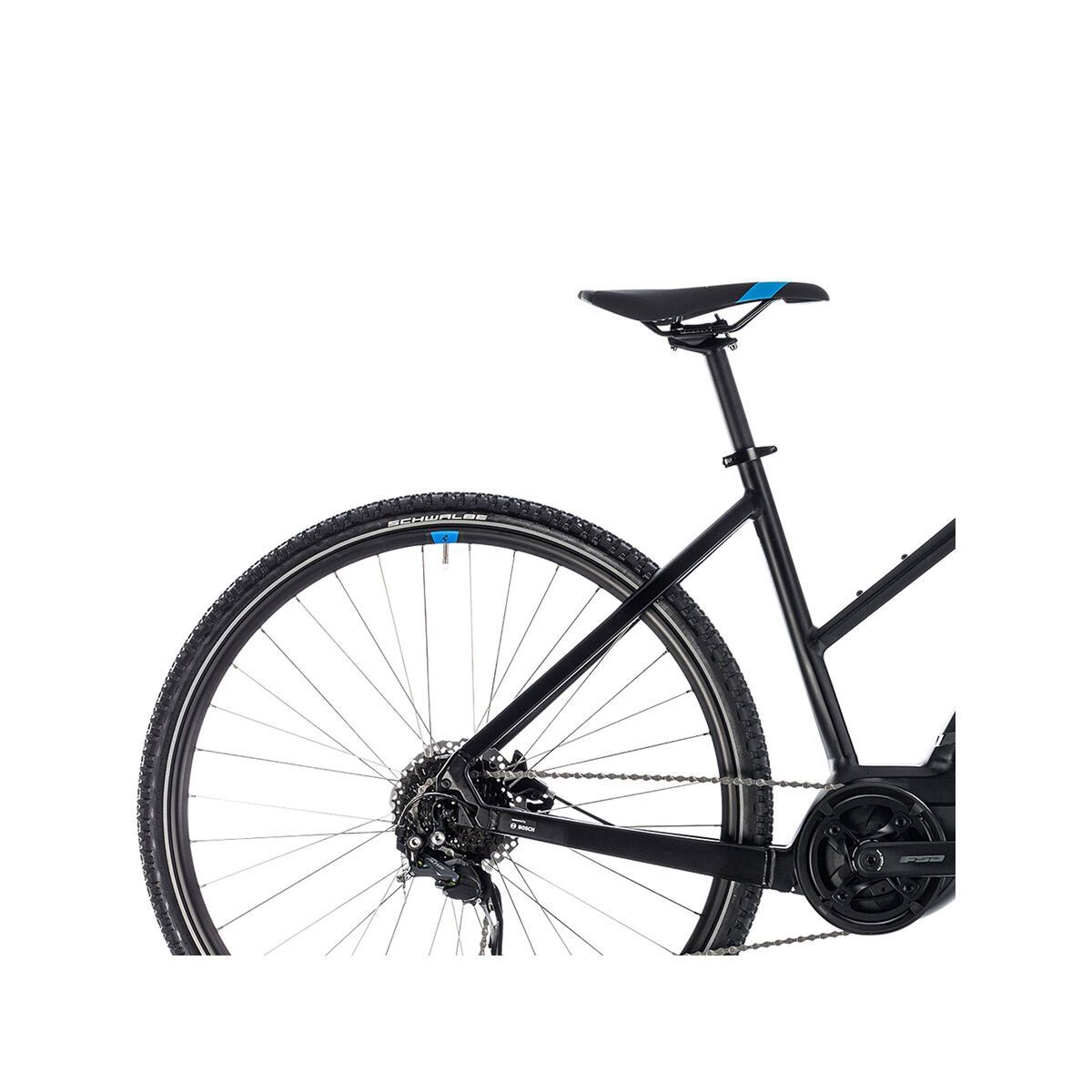 Cube Cross Hybrid ONE 400 Trapeze, black´n´blue - Bild 6