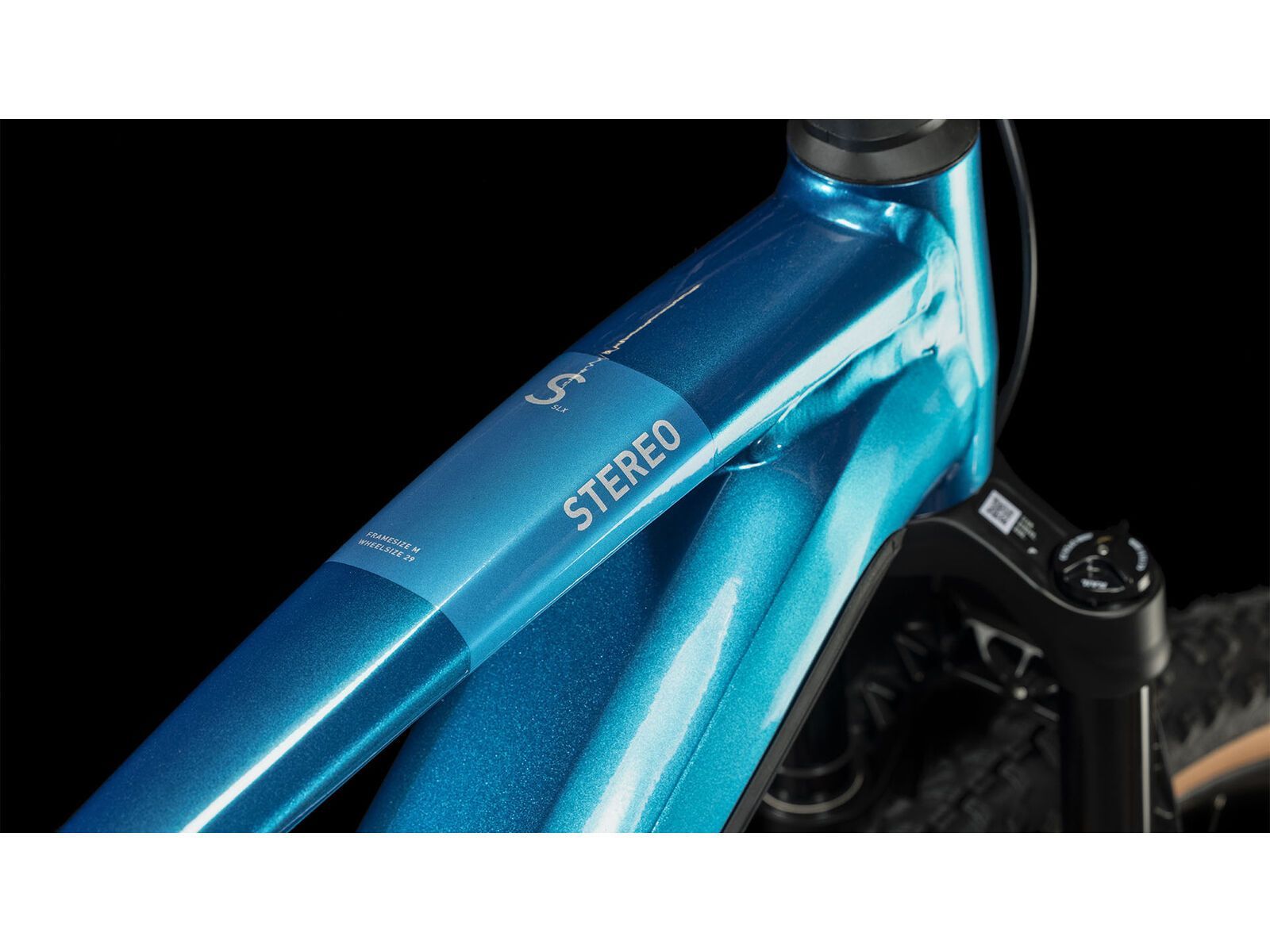 Cube Stereo Hybrid 120 SLX 750 29, electricblue´n´chrome - Bild 3