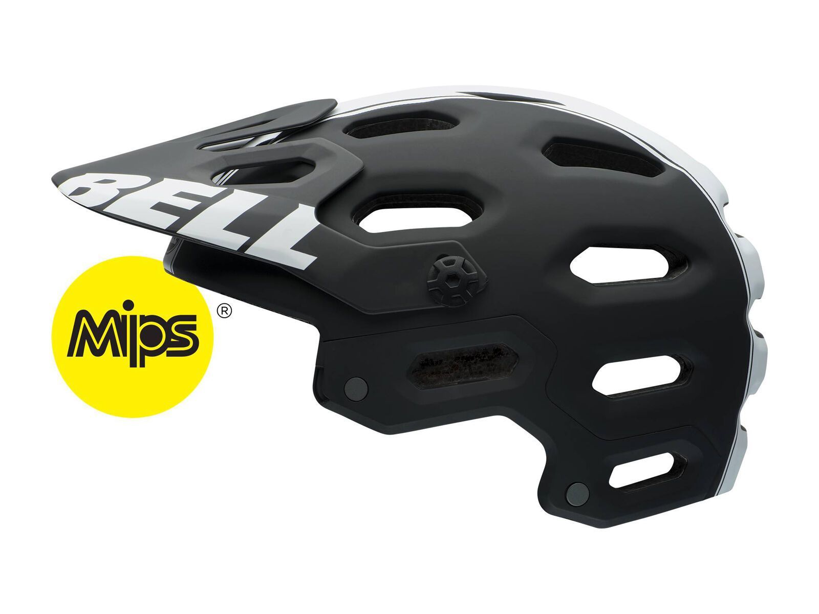 Bell Super 2 MIPS, matte black/white viper - Bild 1