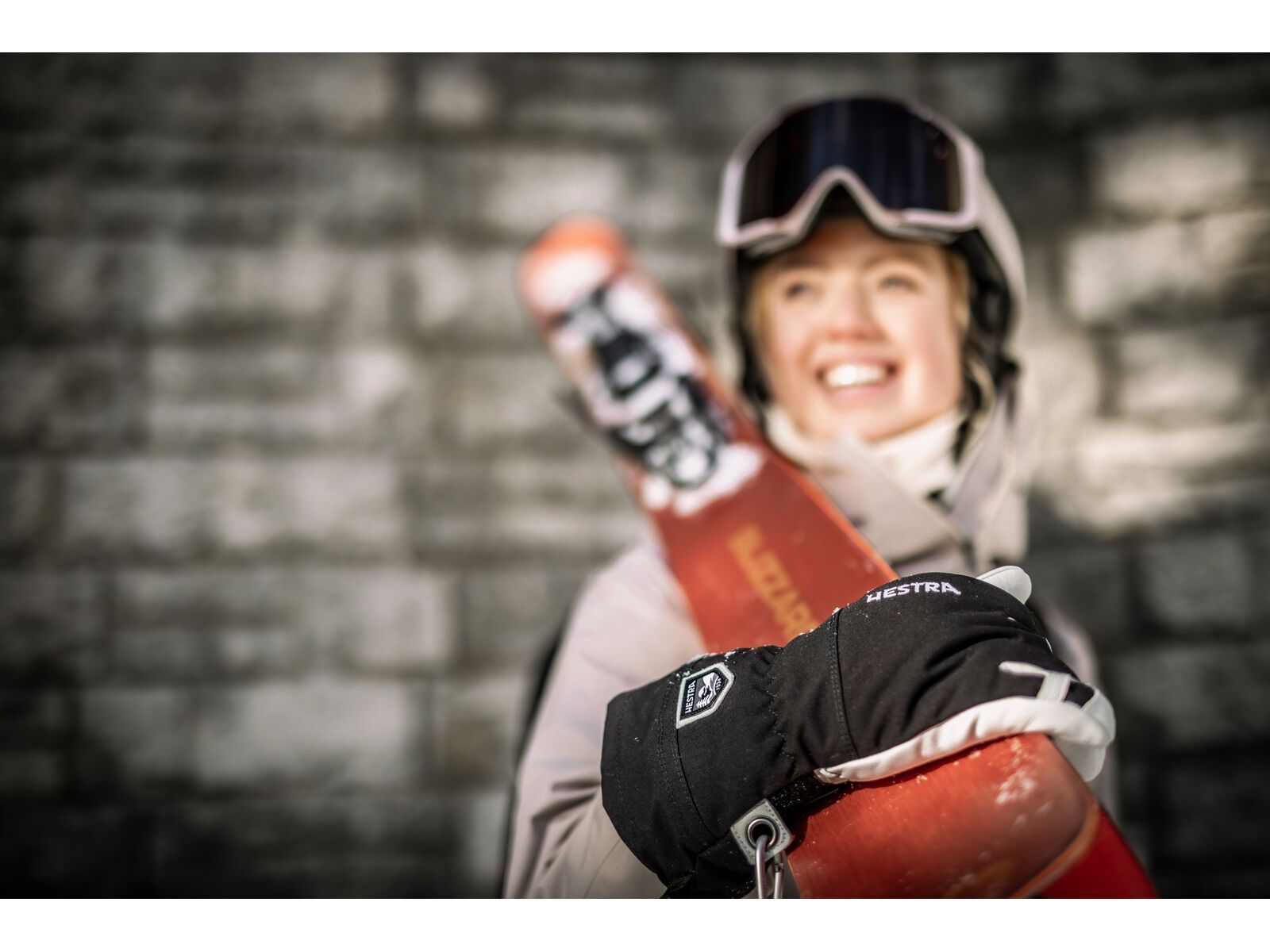 Hestra Army Leather Heli Ski 5 Finger, black - Bild 7