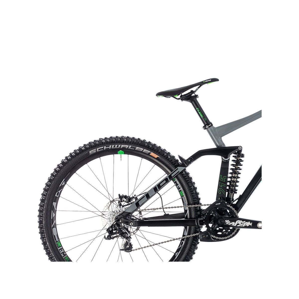 Cube TWO15 Race 27.5, black´n´green - Bild 6