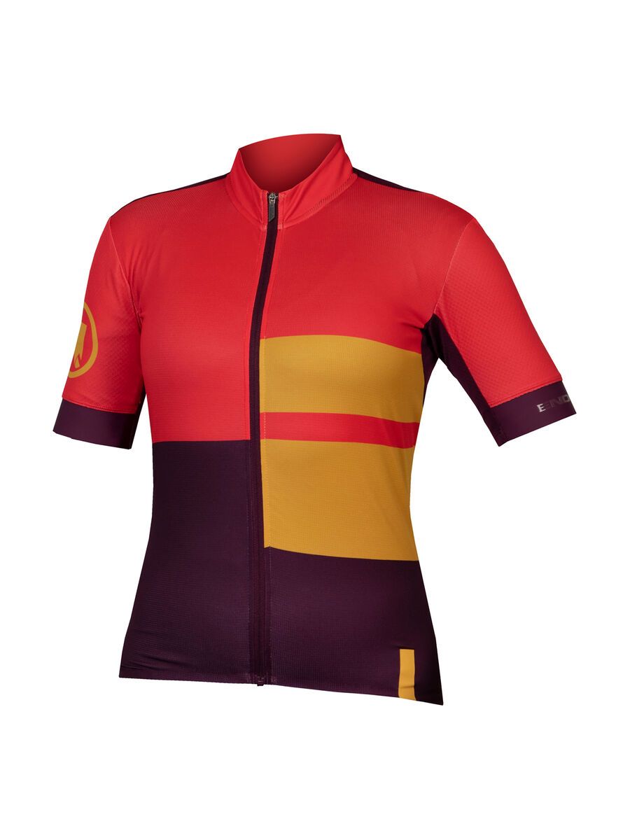 Endura Damen FS260 Print Trikot (kurzarm), granatapfel - Bild 1