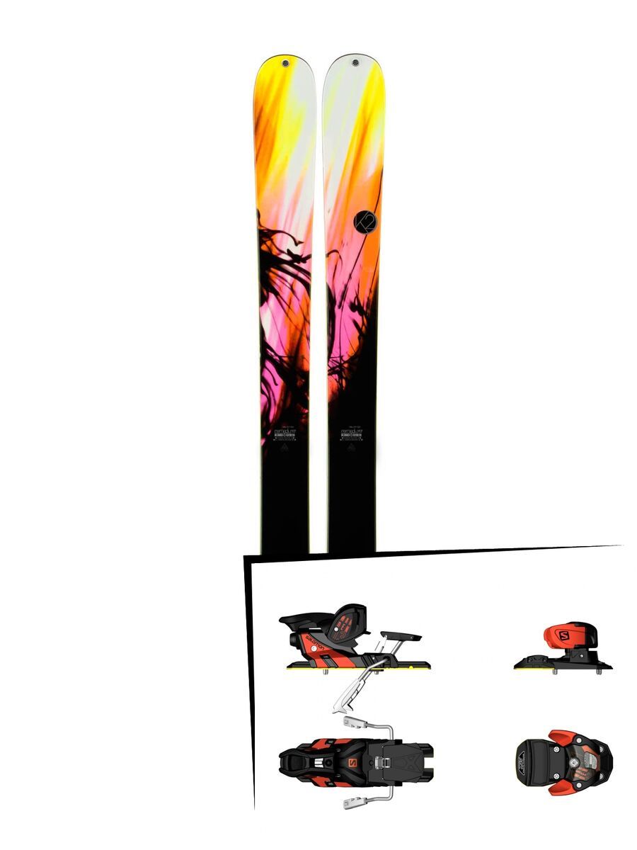 K2 SKI Set: Remedy 117 2014 + Salomon Warden MNC 13 - Bild 1